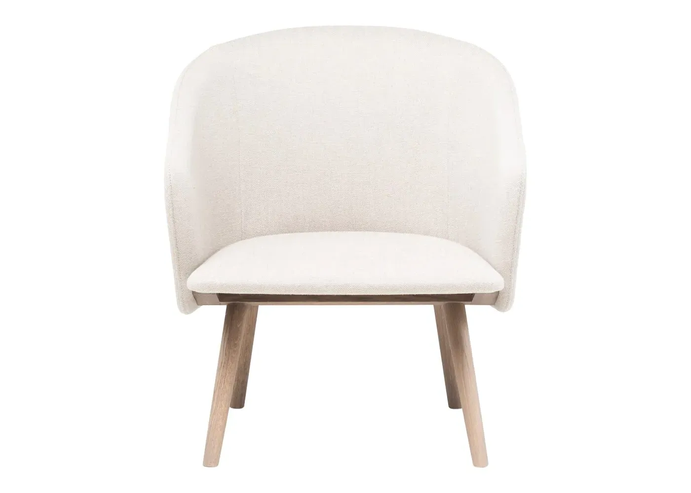 Saia Lounge Chair - Cream, Oak image