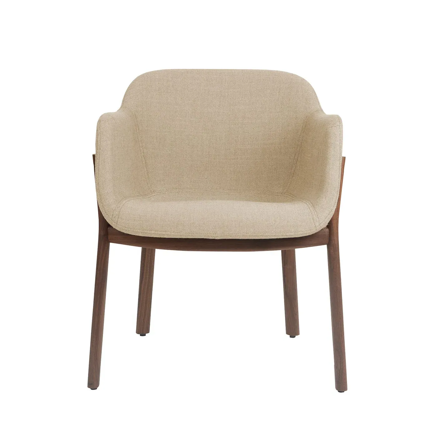 Upholstered Chair with Recline - Natural, Walnut