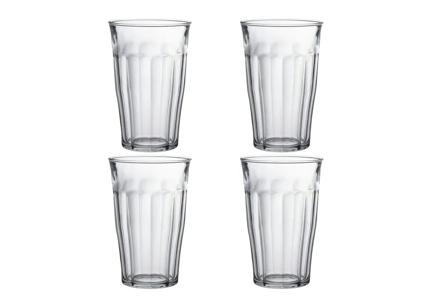 4-Piece Glass Set 50cl - Clear, Tempered Glass image