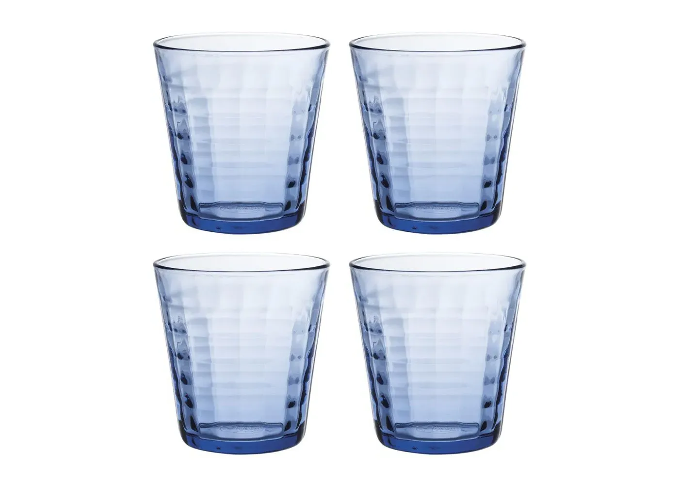 4-Piece Tumbler Set - Blue, Tempered Glass image
