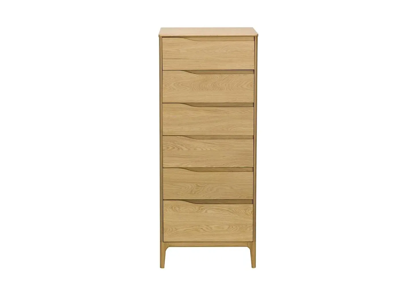 6-Drawer Tall Chest - Light Wood image