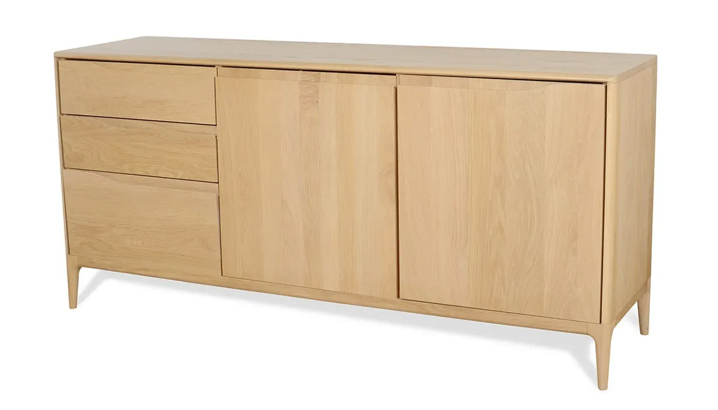 Large Sideboard with Storage - Oak, Wood