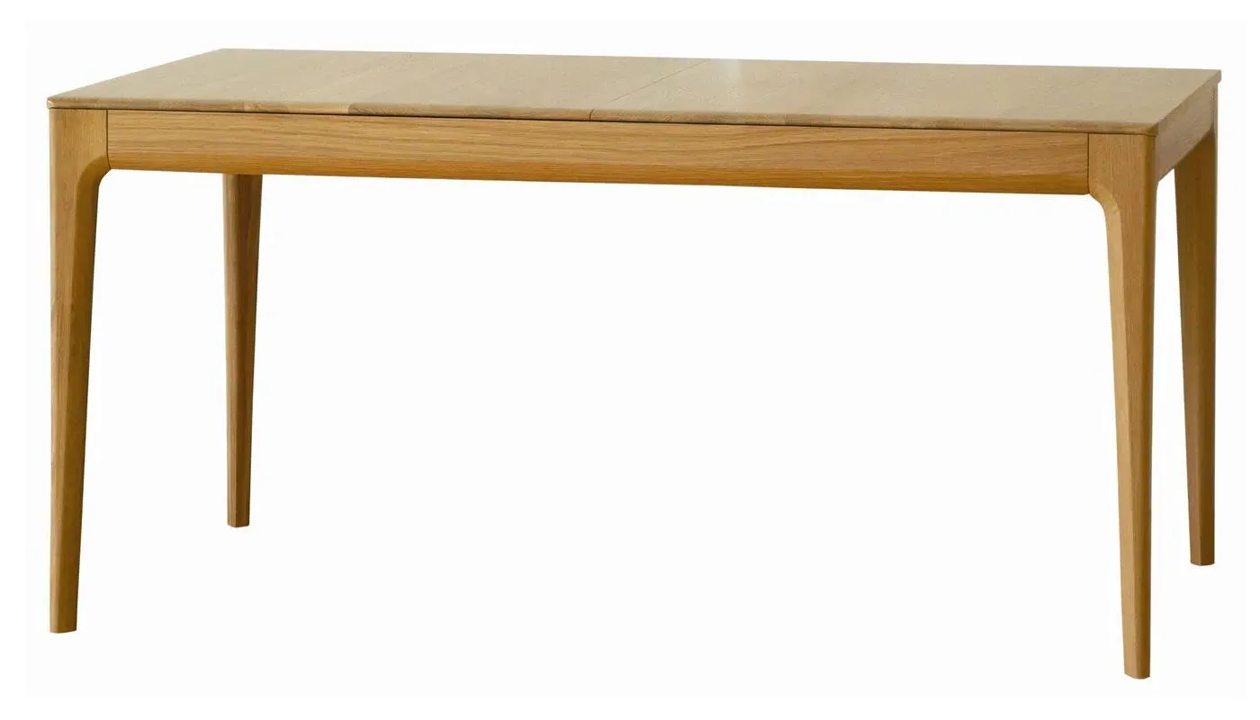 Medium Extending Dining Table - Clear Matt, Oak image