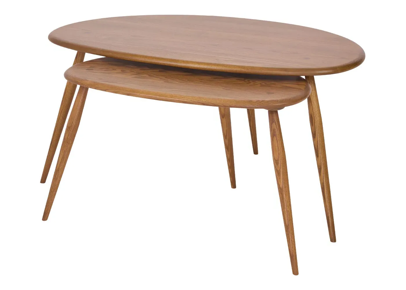 Pebble Coffee Table Set - Light Wood, Ash image