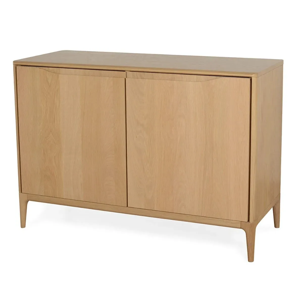 Small 2-Door Sideboard - Light Wood, Oak image