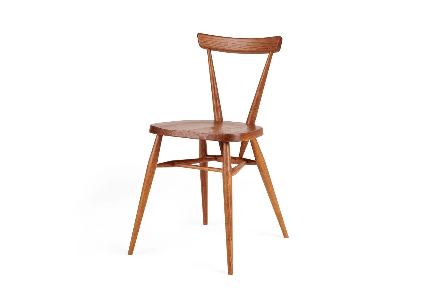 Stacking Chair with Spindle Back - Wood