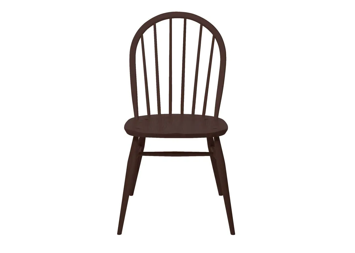 Windsor Dining Chair - Dark Wood, Solid Wood image
