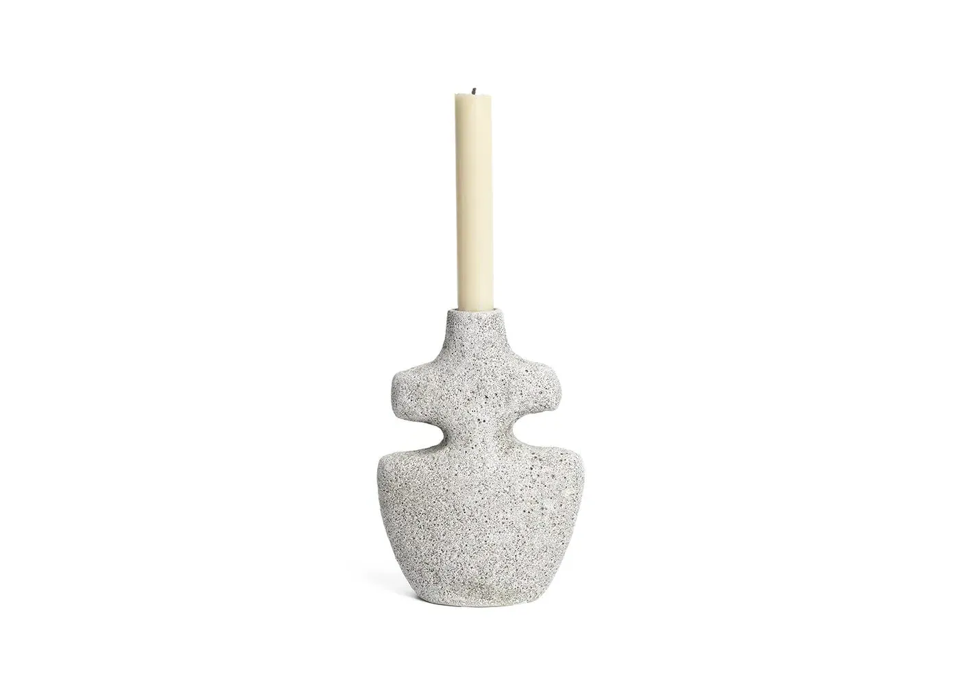 Medium Candle Holder - Grey, Pumice image
