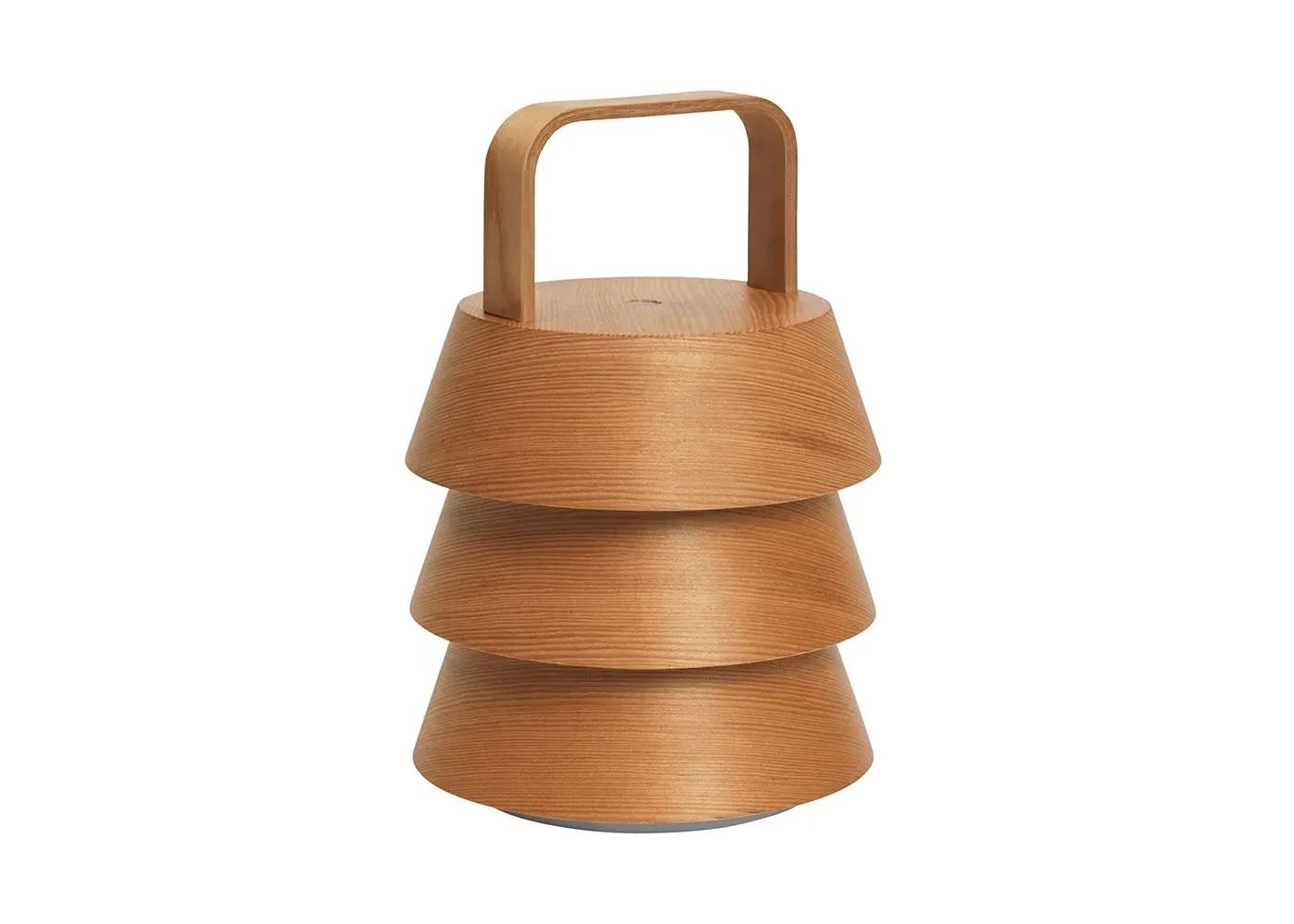 Portable LED Table Lamp - Light Wood image