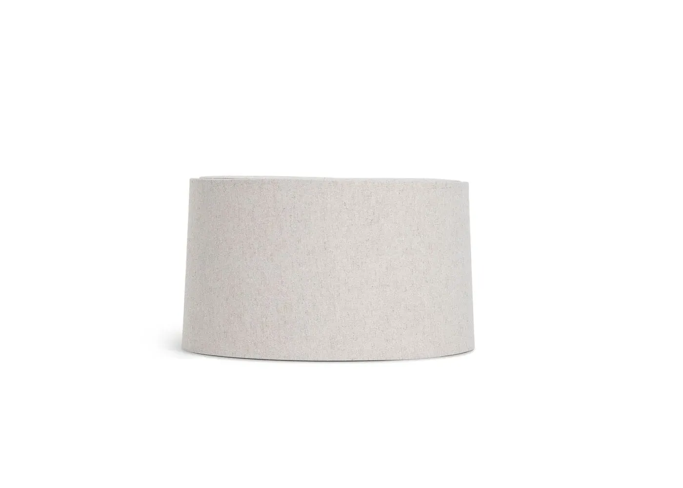Short Lamp Shade - Beige, Textured Fabric image