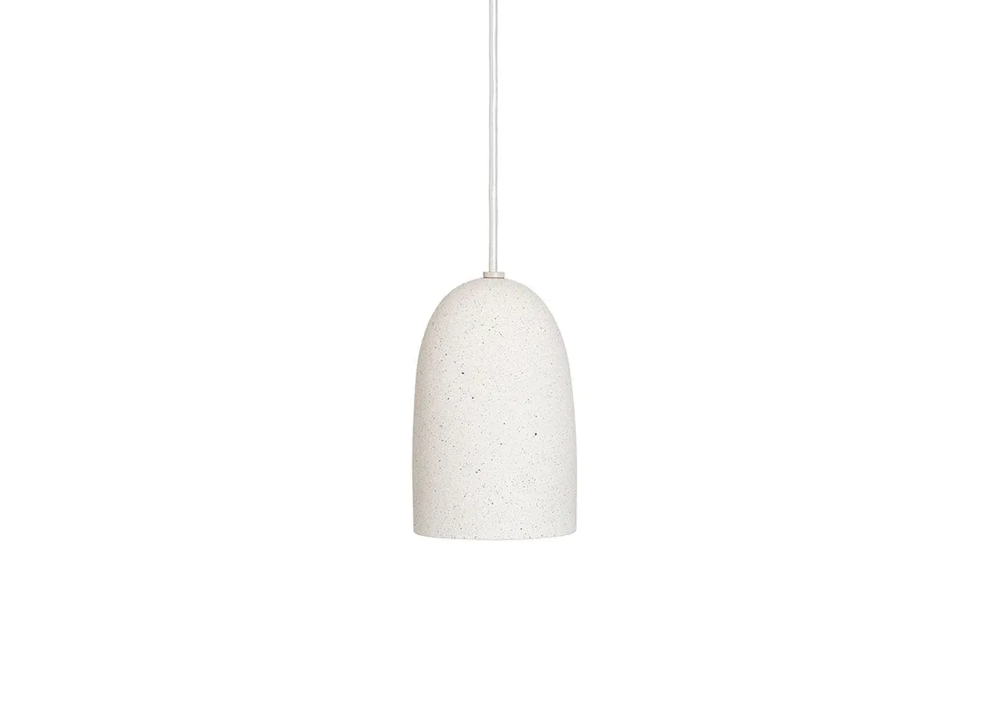 Small Pendant Light - Off-White, Speckle Finish image