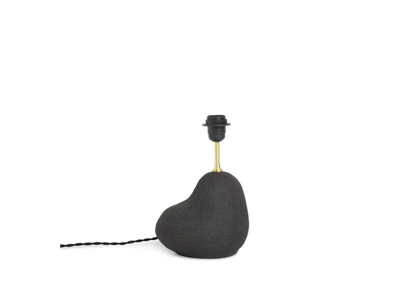 Small Table Lamp Base - Black, Ceramic image