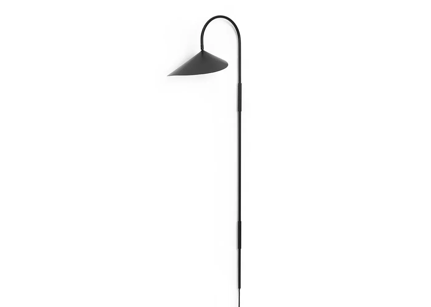 Tall Swivel Wall Light - Black image
