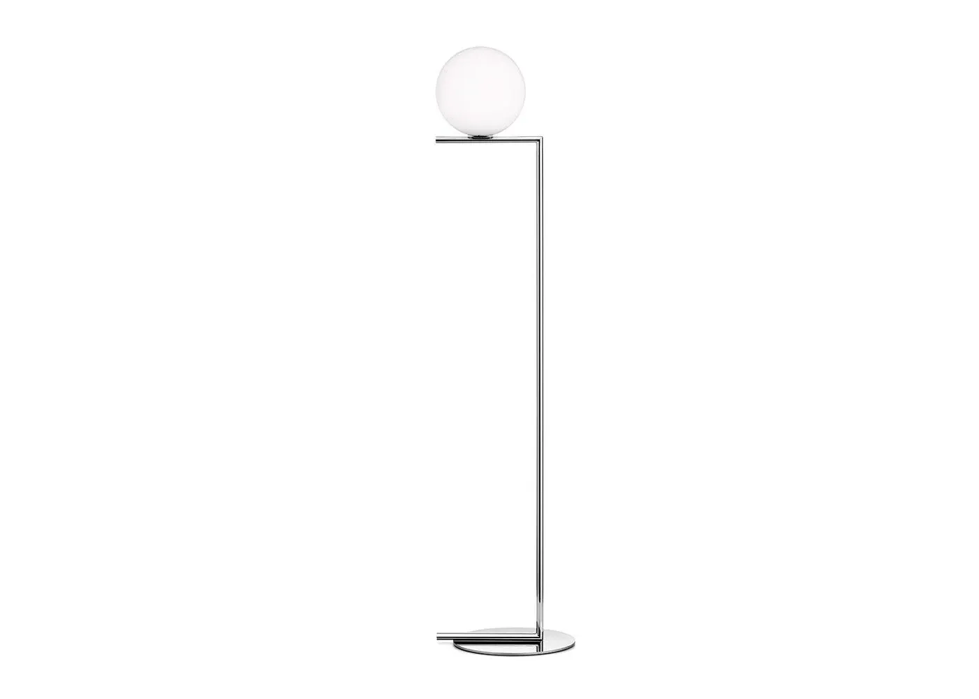 IC F1 Floor Light - Chrome, Metal