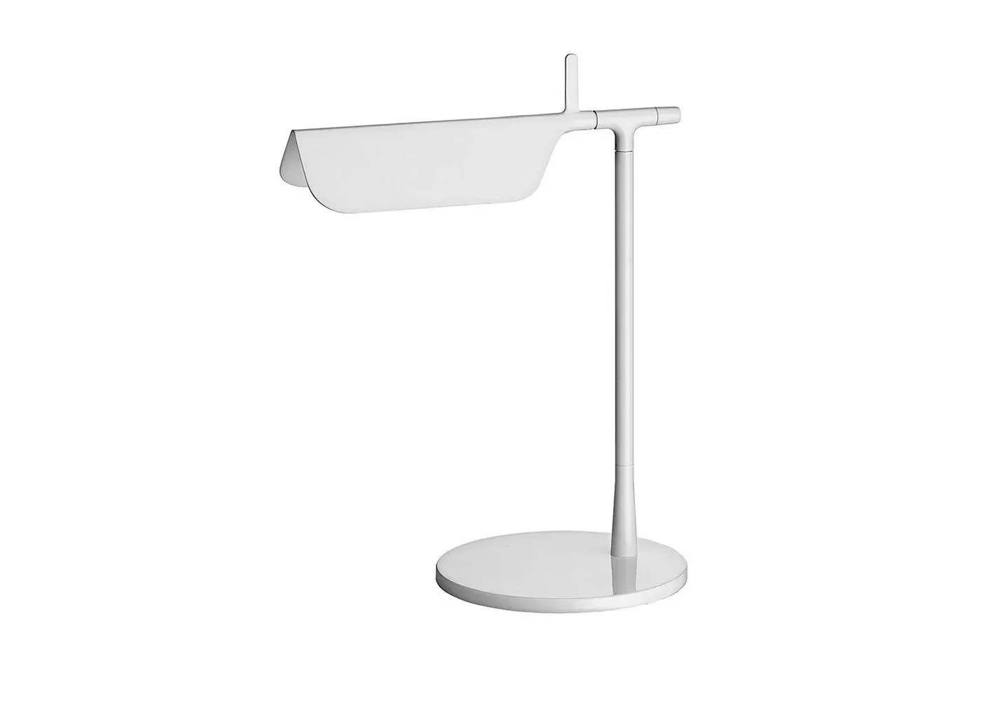 LED Table Lamp with Adjustable Shade - White