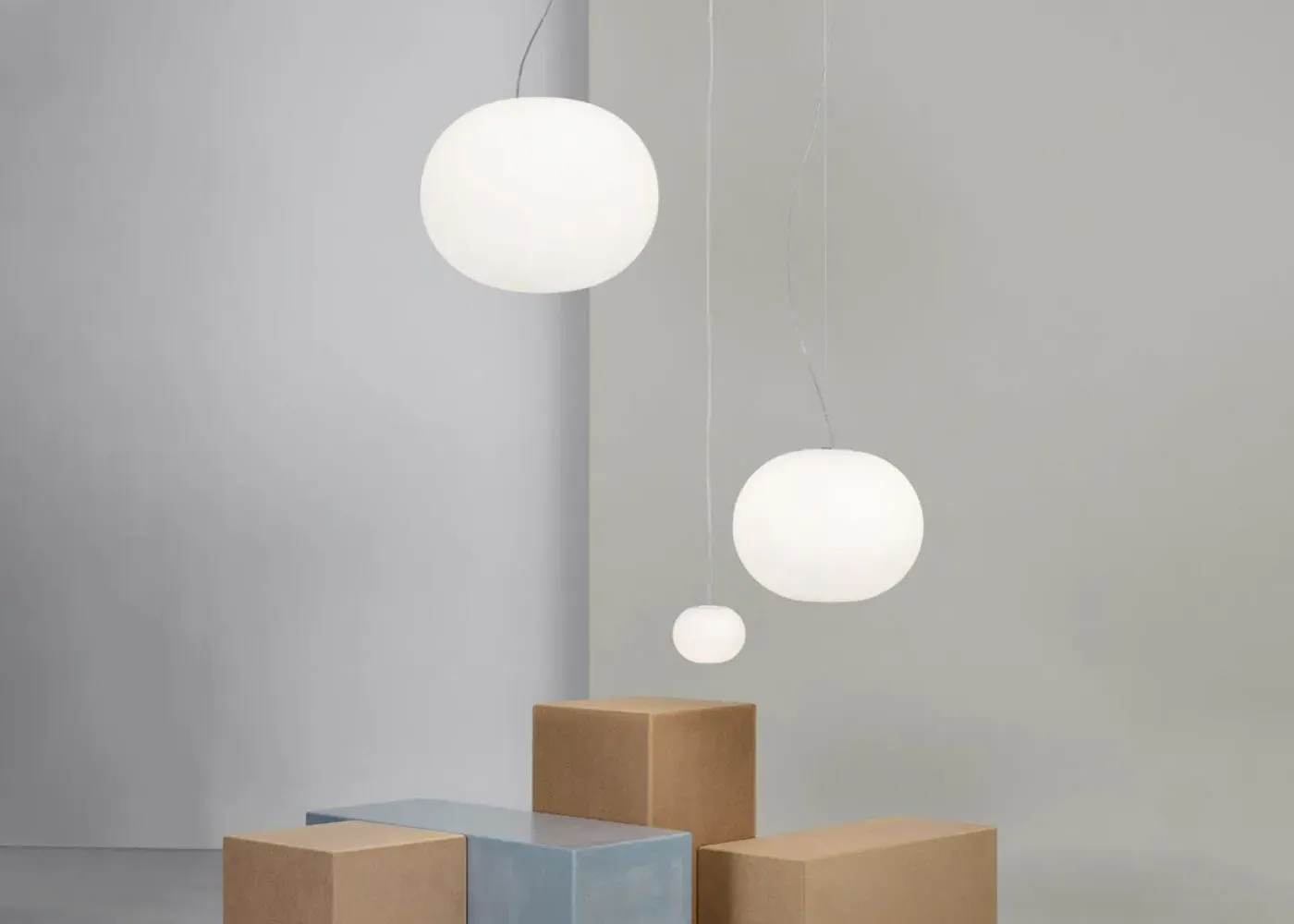 Pendant Light with Diffused Glow - Clear Glass