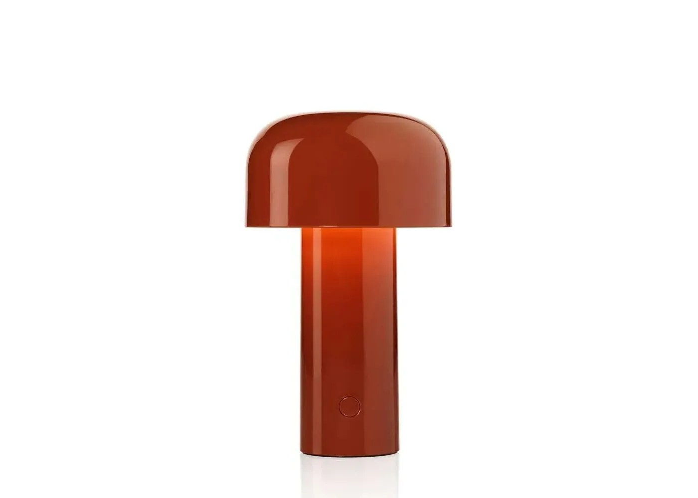Portable LED Table Lamp with Dimmer - Red