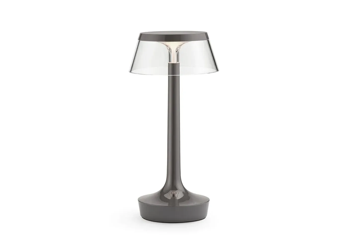 Portable LED Table Lamp with Shade - Grey