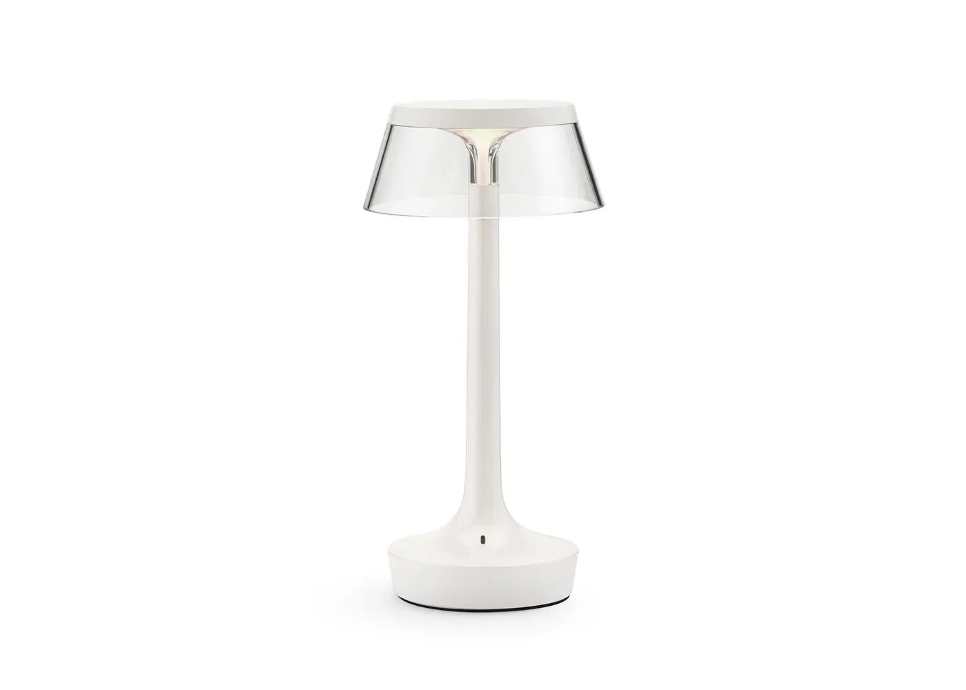 Portable LED Table Lamp with Shade - White