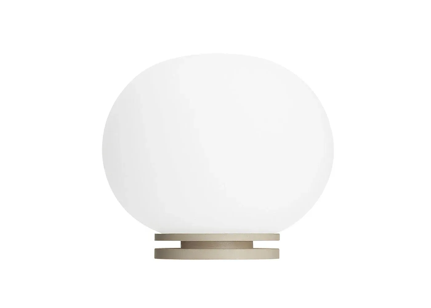 Round Wall Light with Mirror Base - White Glass image