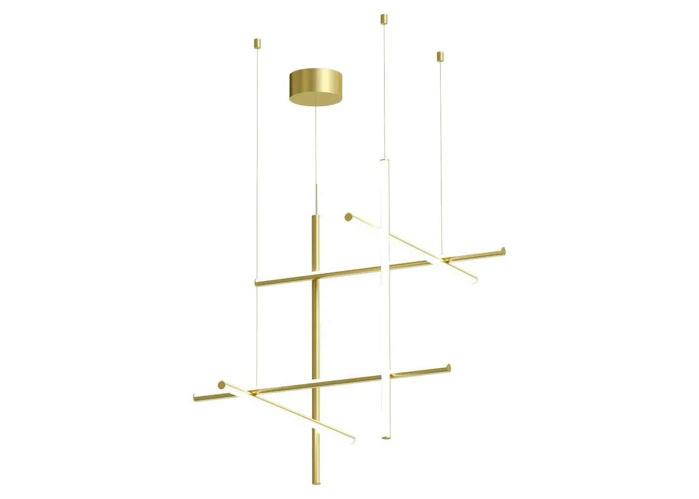 S3 Pendant Light Grid Design - Champagne, LED image