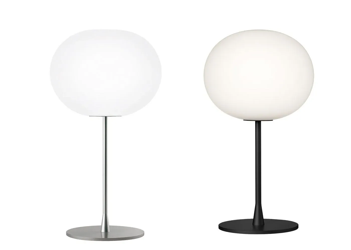 Spherical Table Lamp - Black, Glass