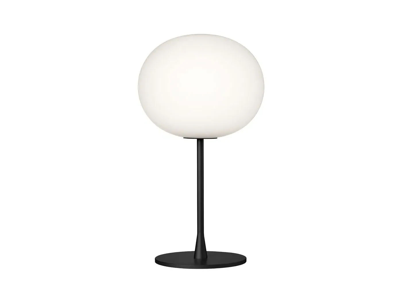 Spherical Table Lamp - Black, Glass image