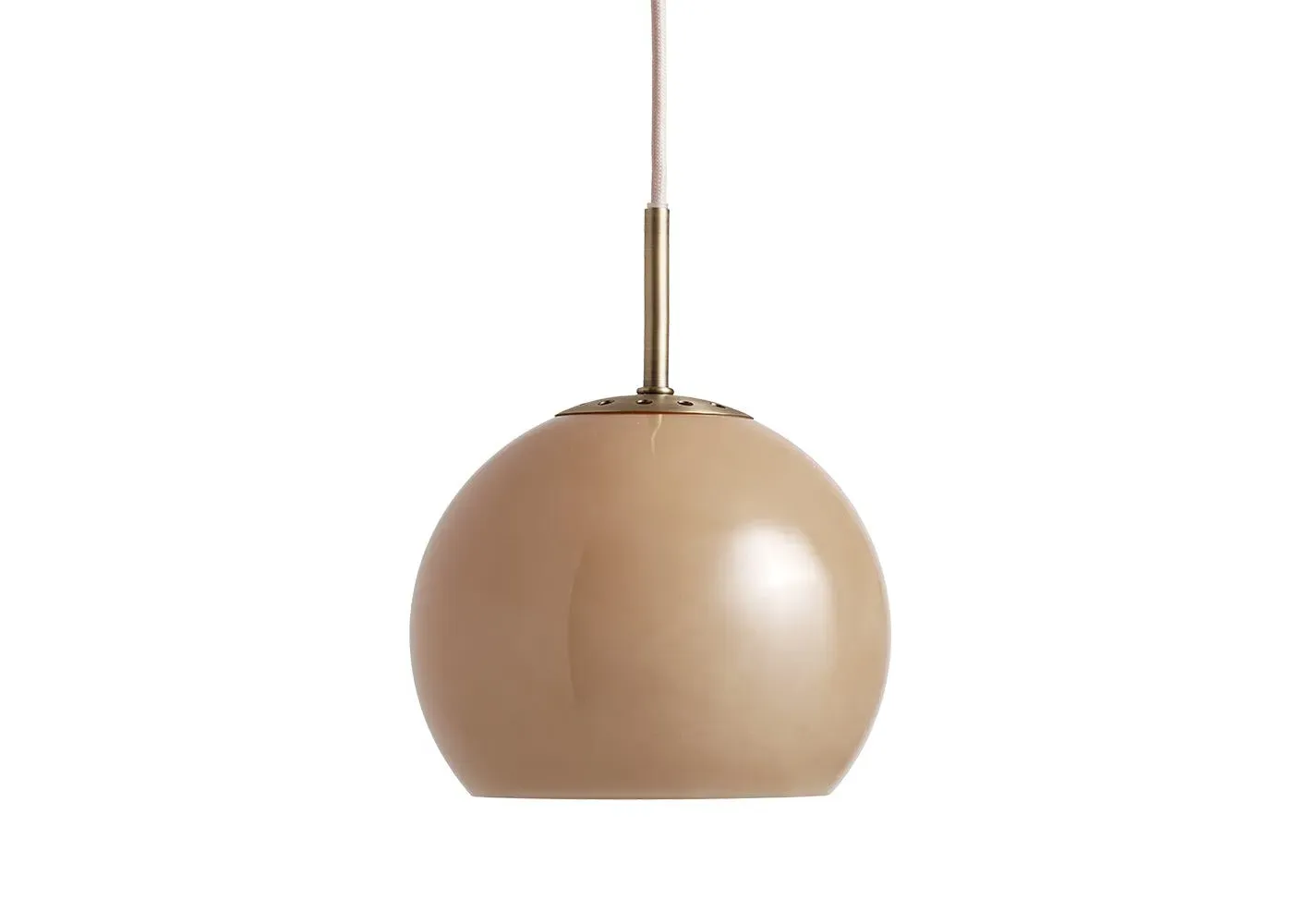 Ball Pendant Light - Cappuccino Glass
