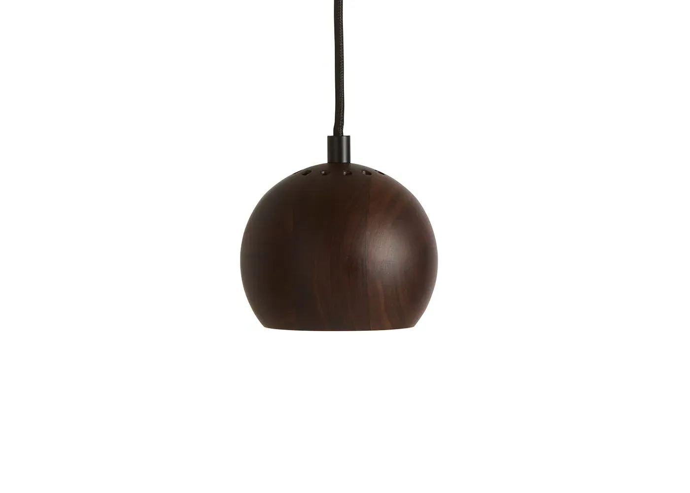 Ball Pendant Light - Walnut, Wood