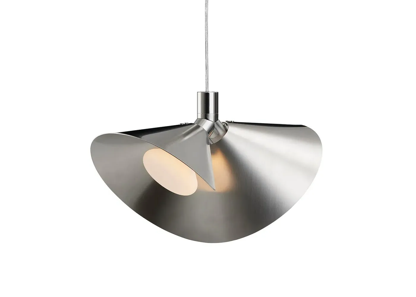 Peel Pendant Light - Silver, Brushed Steel image