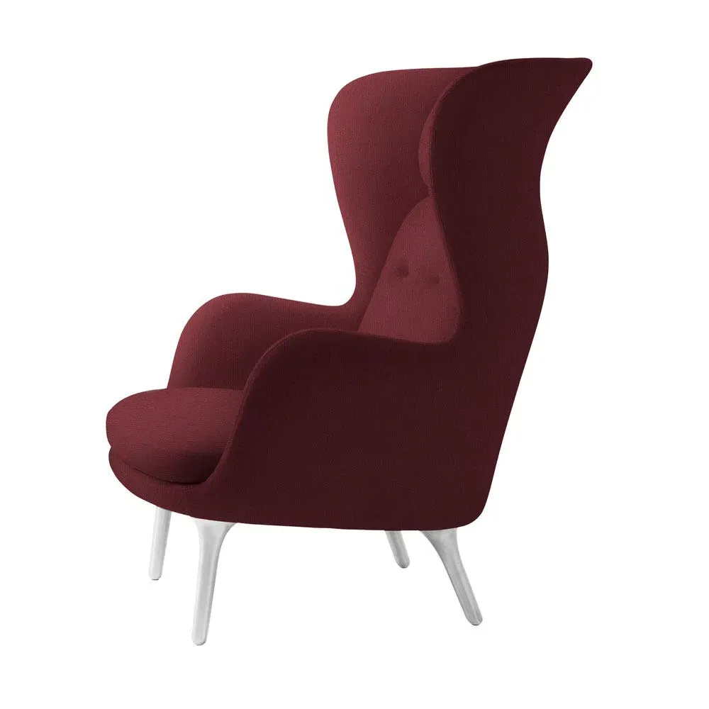Easy Chair with Lumbar Support - Red, Fabric image