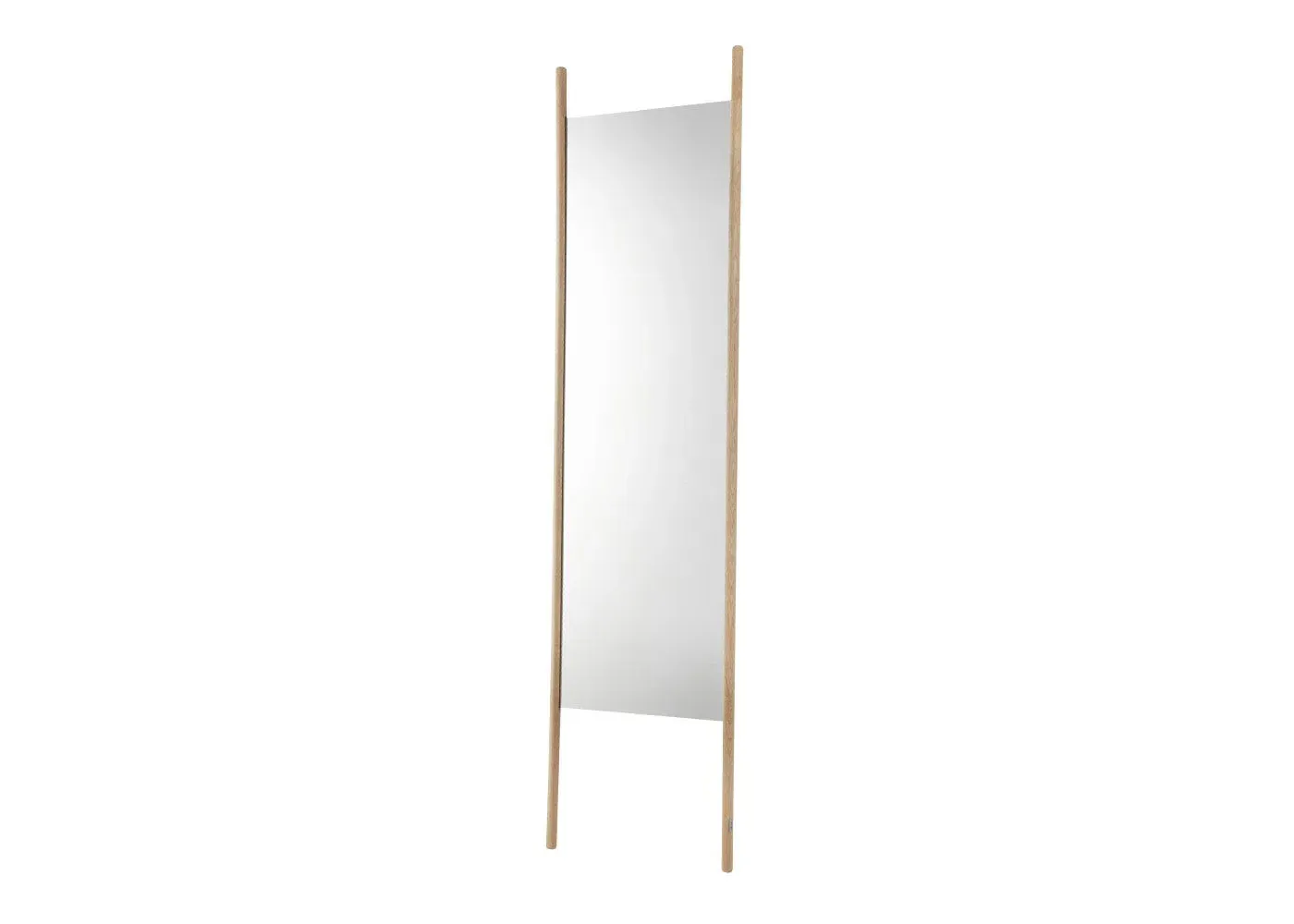 Leaning Mirror - Oak Wood image