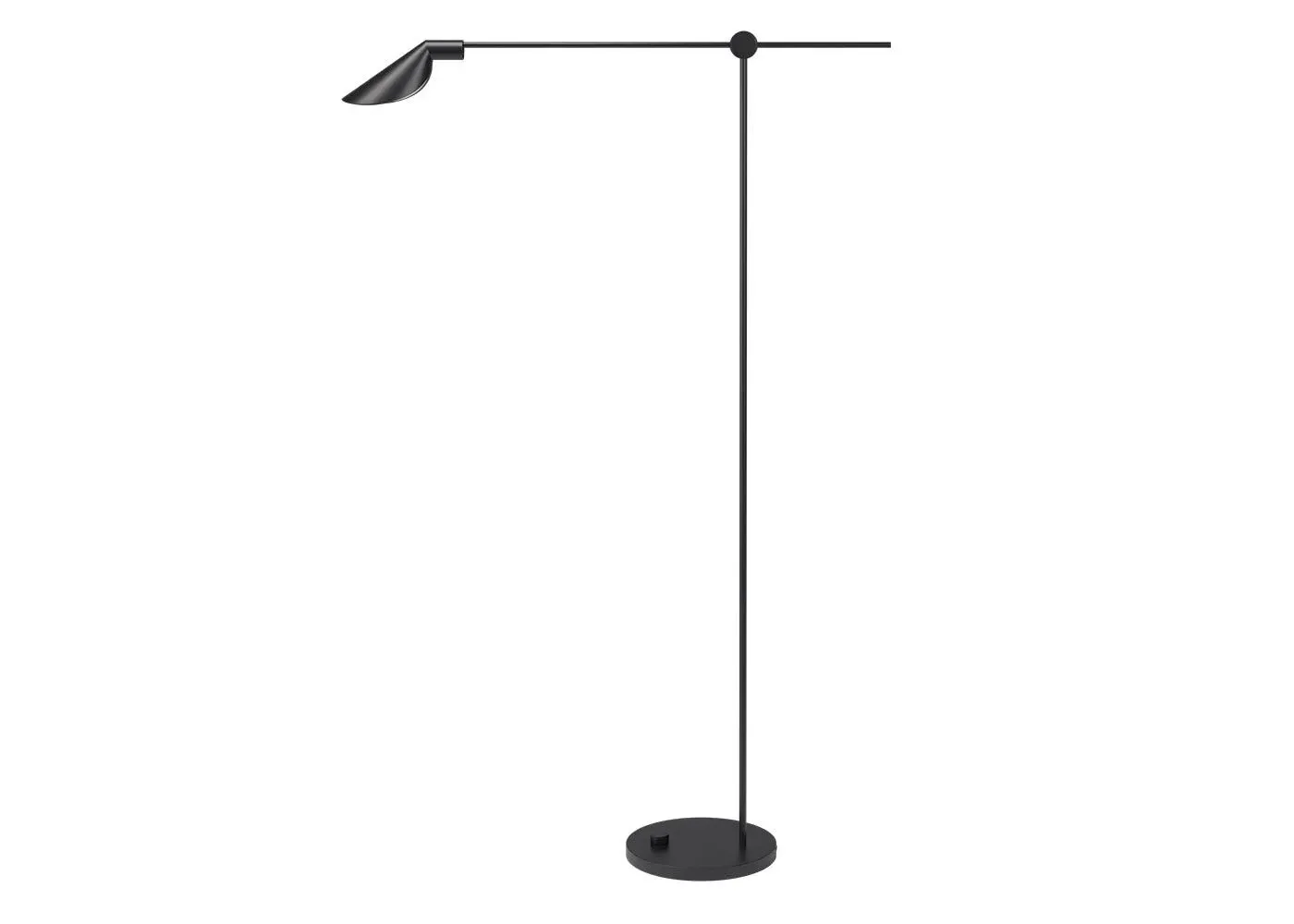 LED Floor Lamp - Black, Steel image