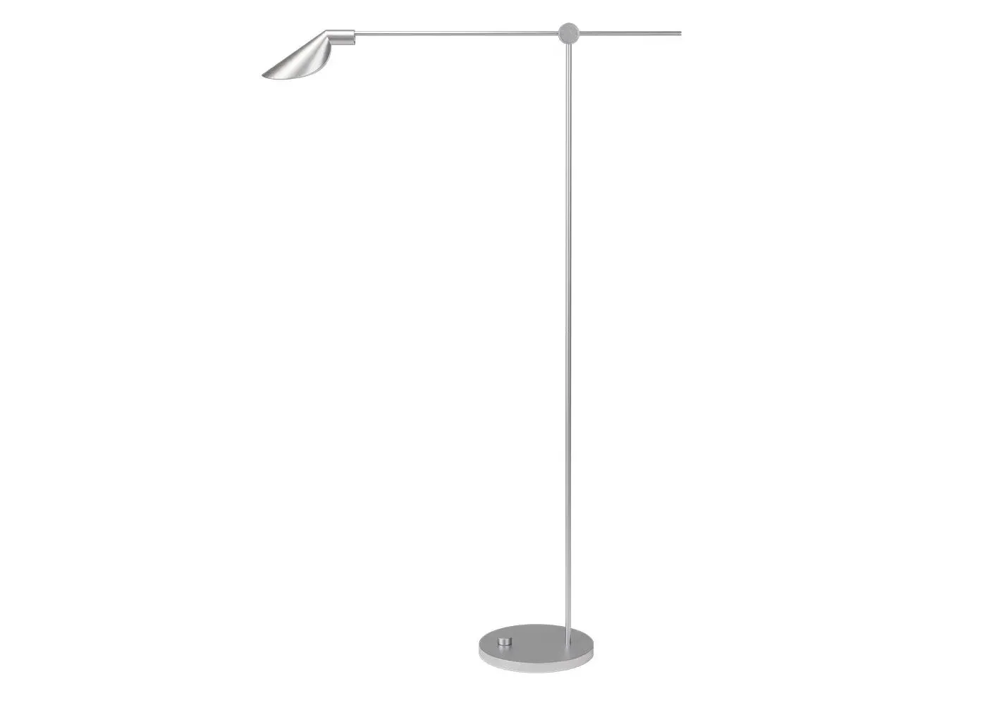 LED Floor Lamp - Silver, Steel