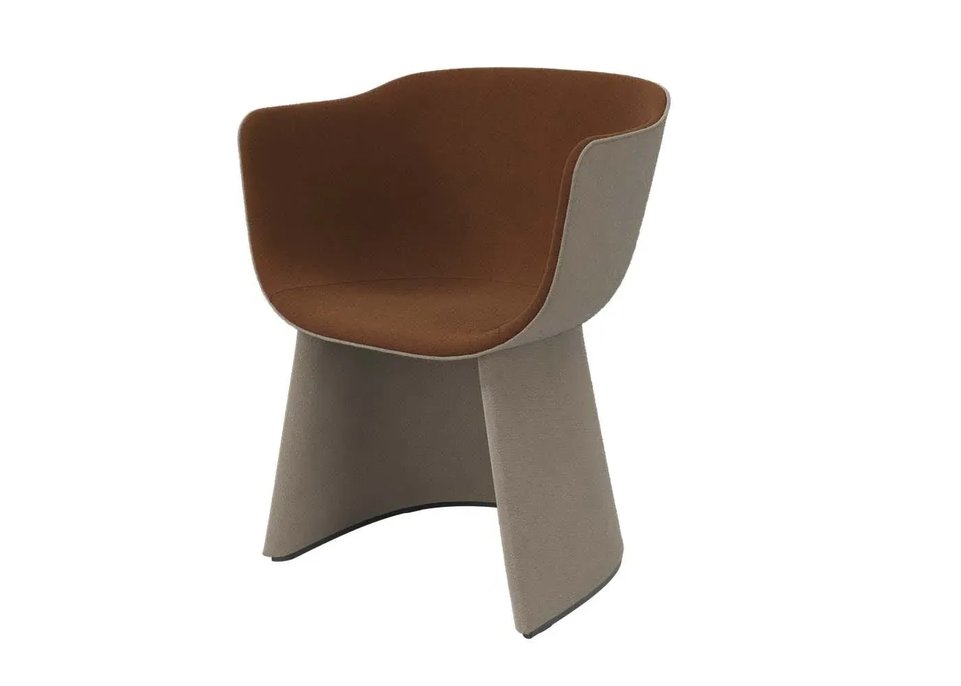 Monolit Dining Chair - Hallingdal 200, Fabric