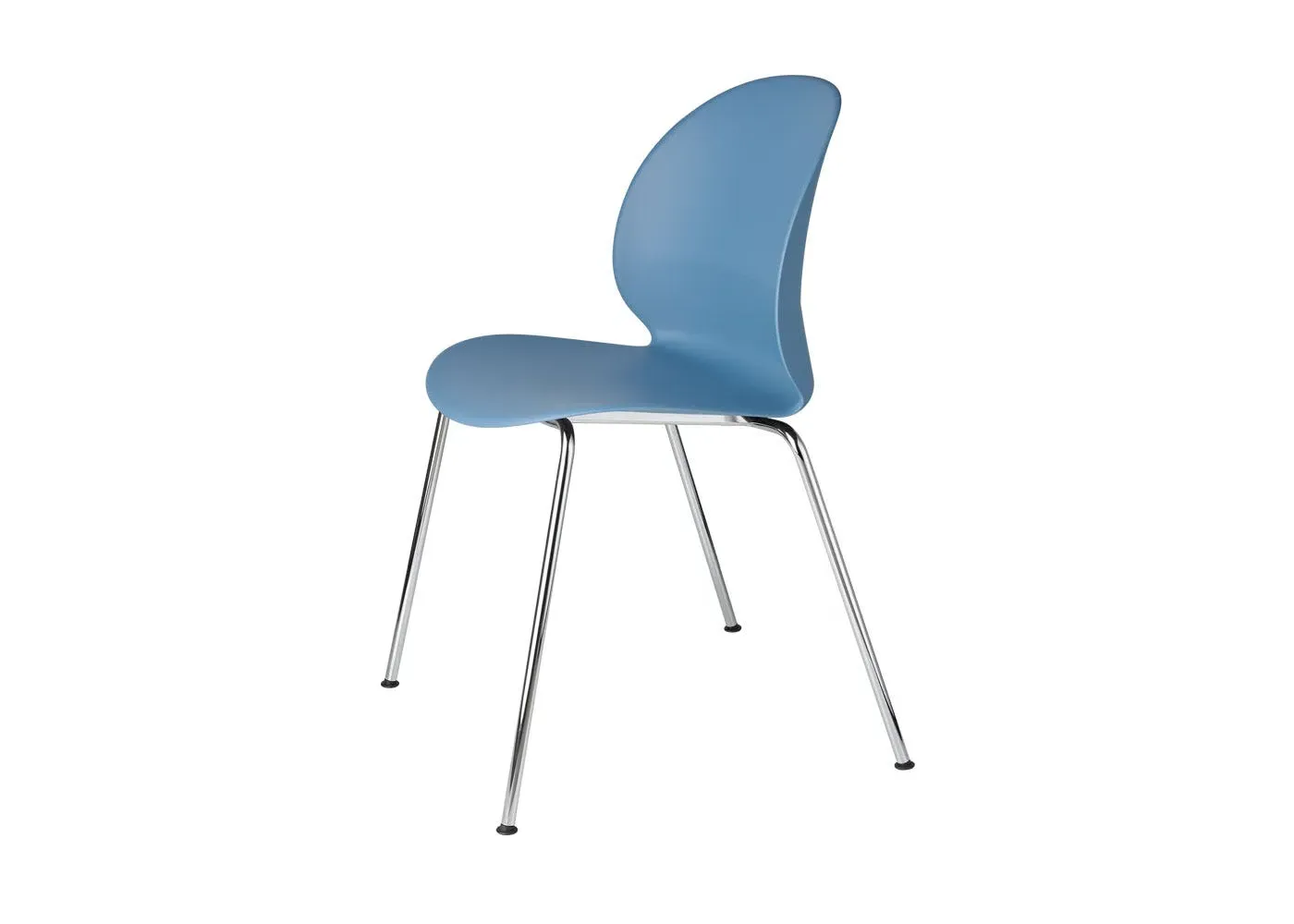 Recycle Chair with Chrome Base - Blue, Plastic