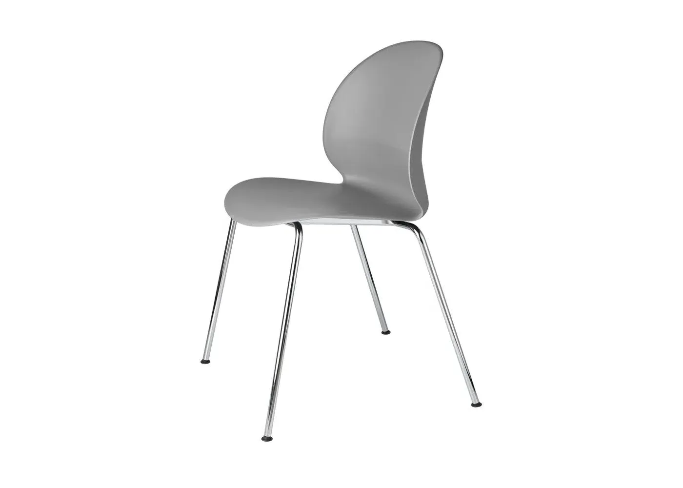 Recycle Chair with Chrome Base - Red, Plastic