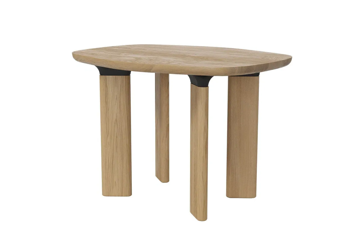 Round Side Table - Oak, Solid Wood image
