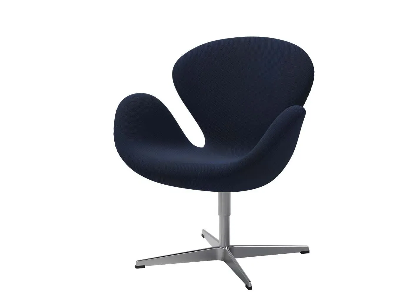 Swan Lounge Chair Serpentine - Blue