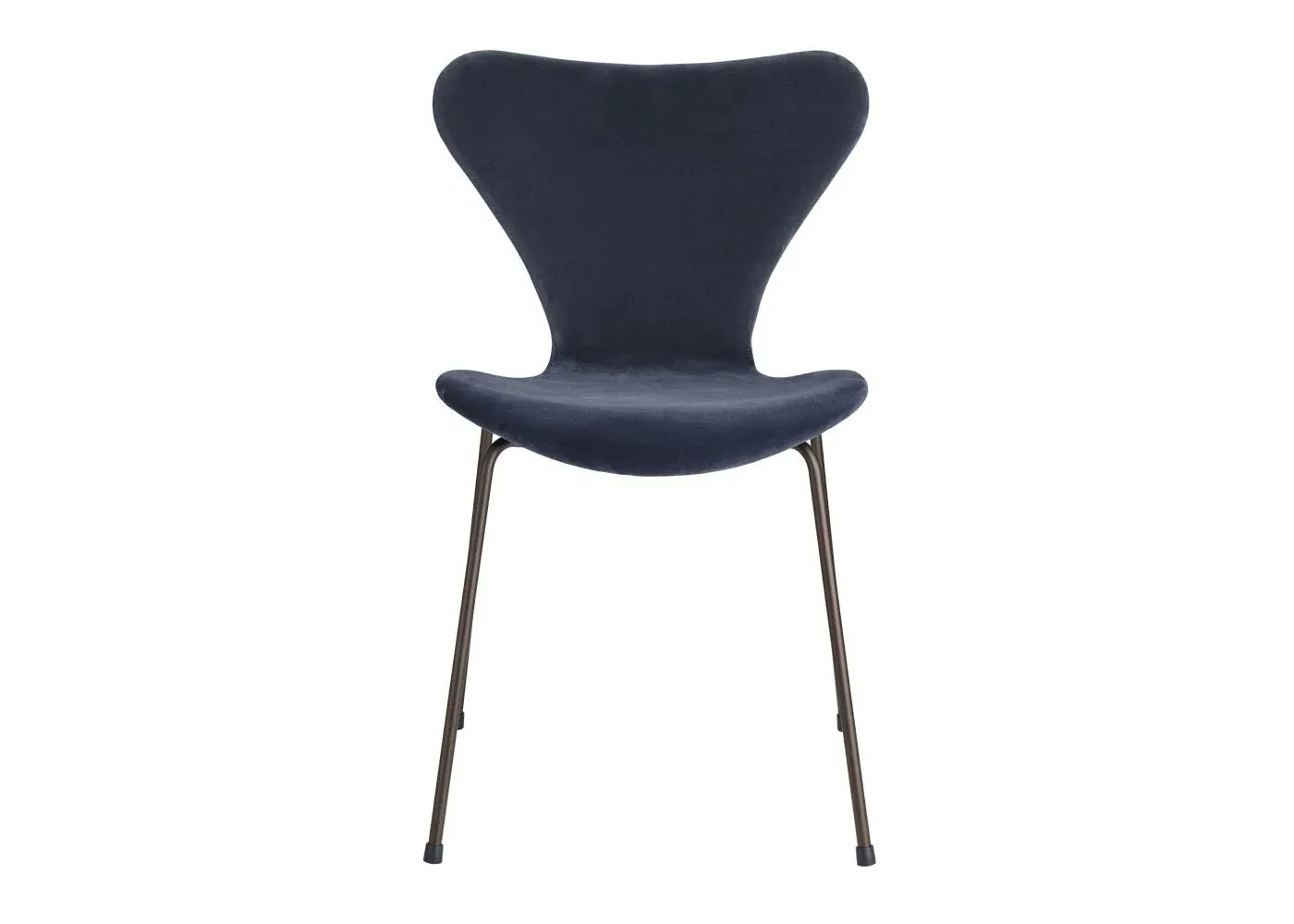 Upholstered Dining Chair - Blue, Velvet