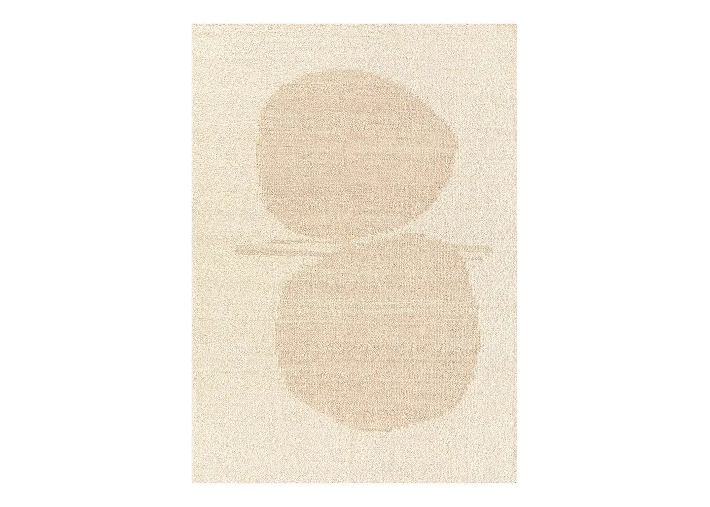 Arty Rug - White, Natural Fiber image