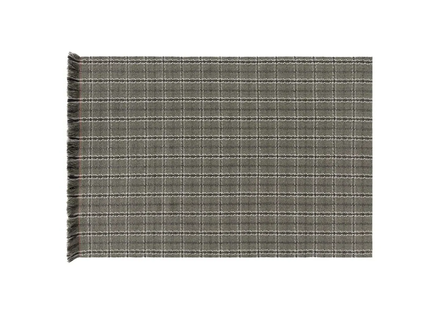 Garden Layers Rug Tartan - Green, Weather-Resistant image