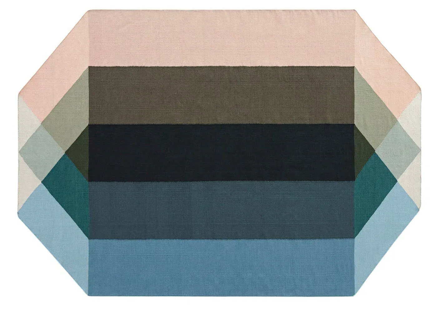 Octagon Kilim Rug Indoor/Outdoor - Multi, PET image