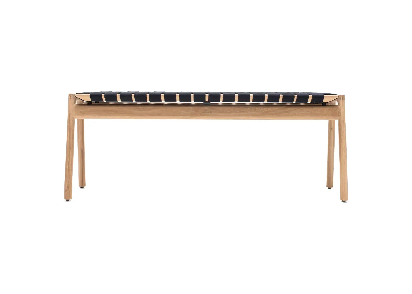 120cm Bench with Webbing - Black image
