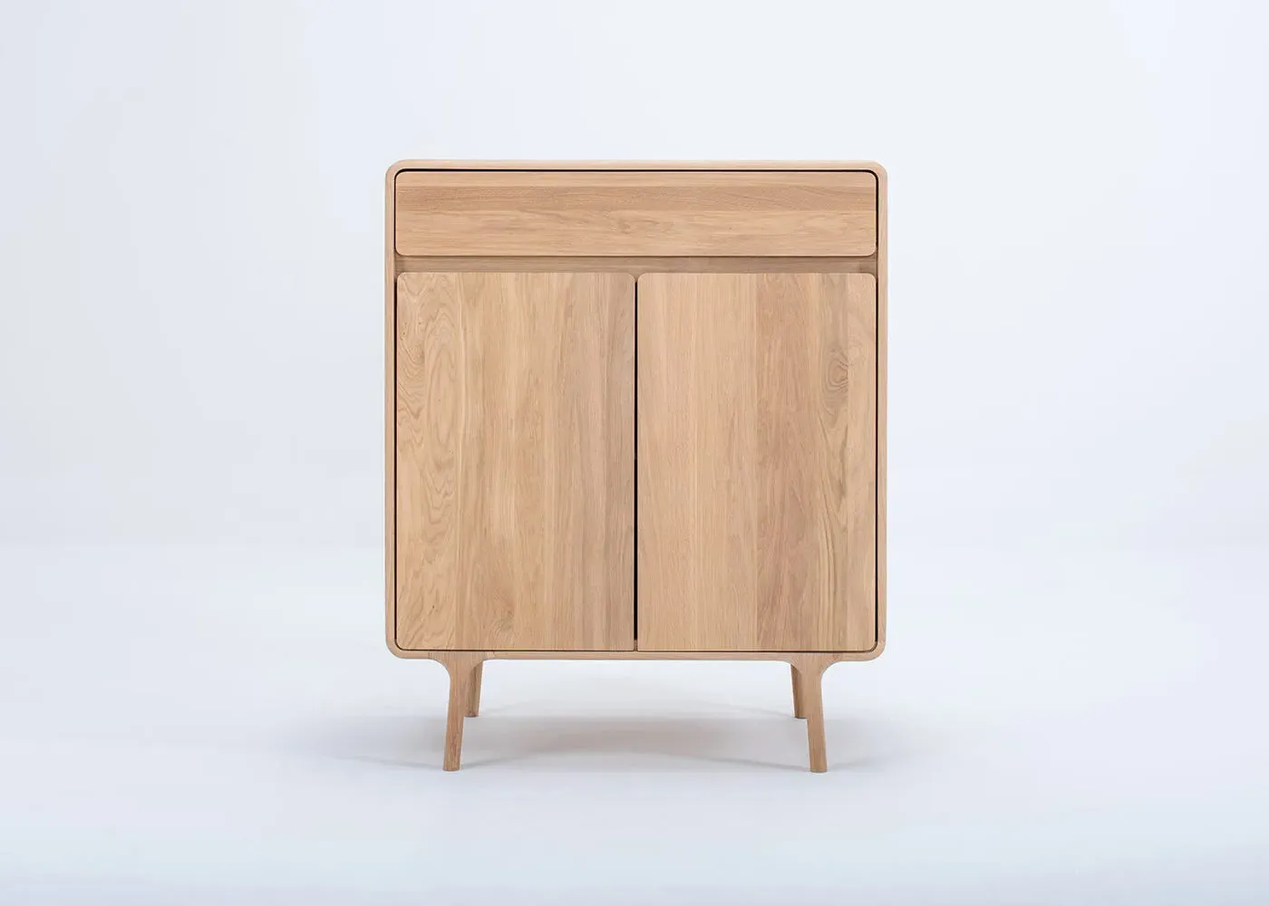 Compact Storage Cabinet - Light Wood, Oak image