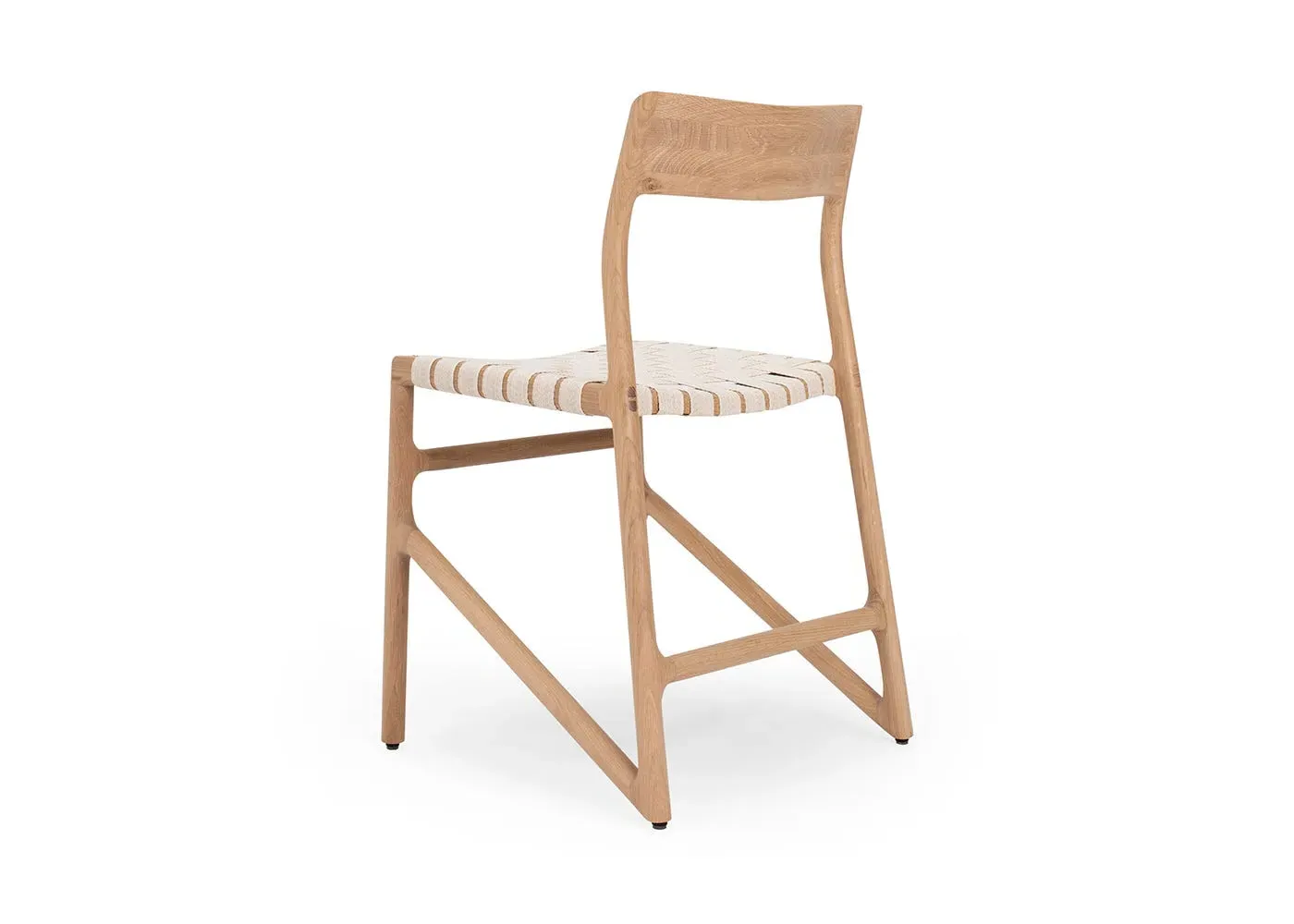 Dining Chair with Webbing - Oak, Wood image