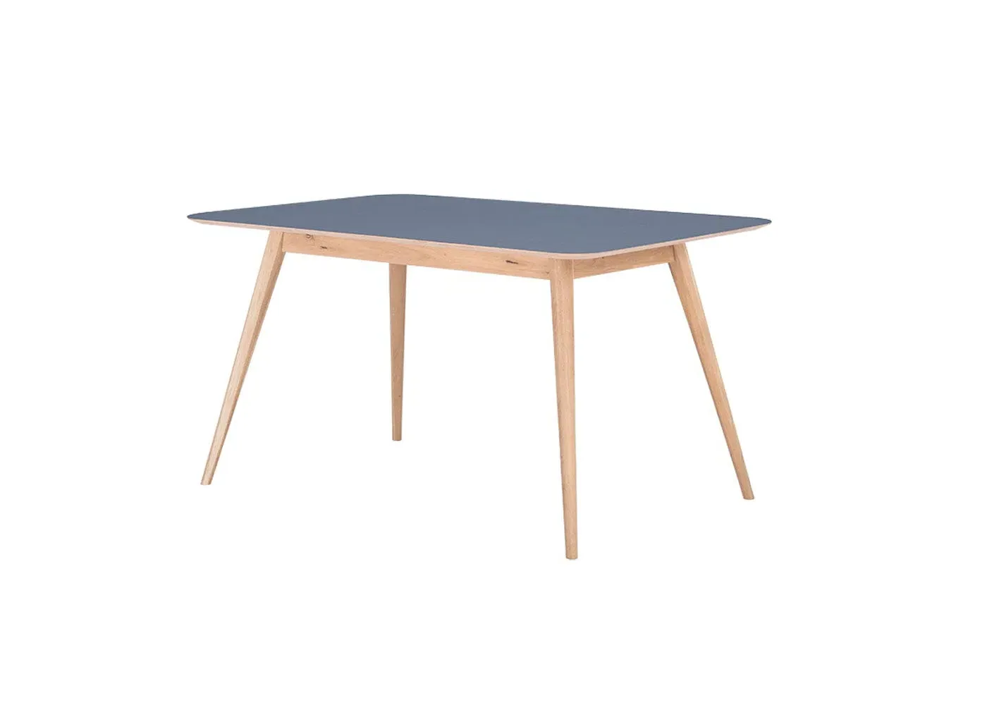 Dining Table - Blue, Solid Oak