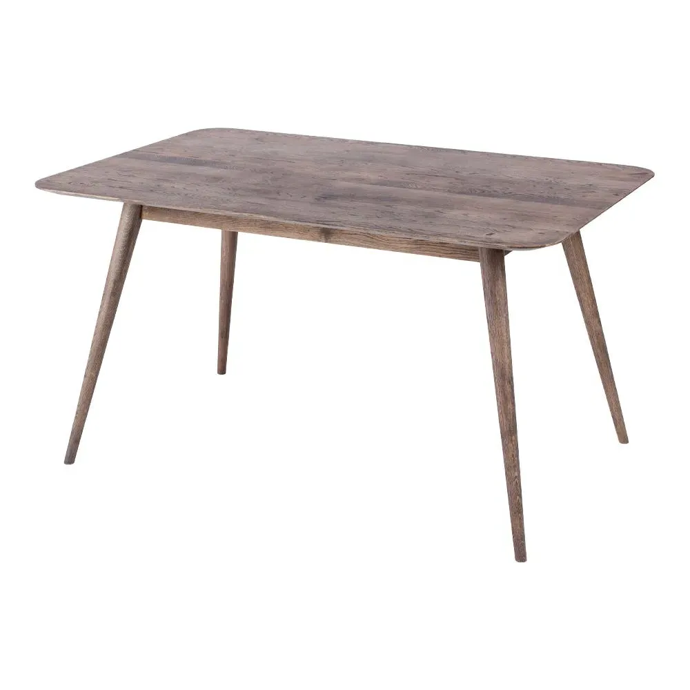 Dining Table - Dark Wood, Solid Oak