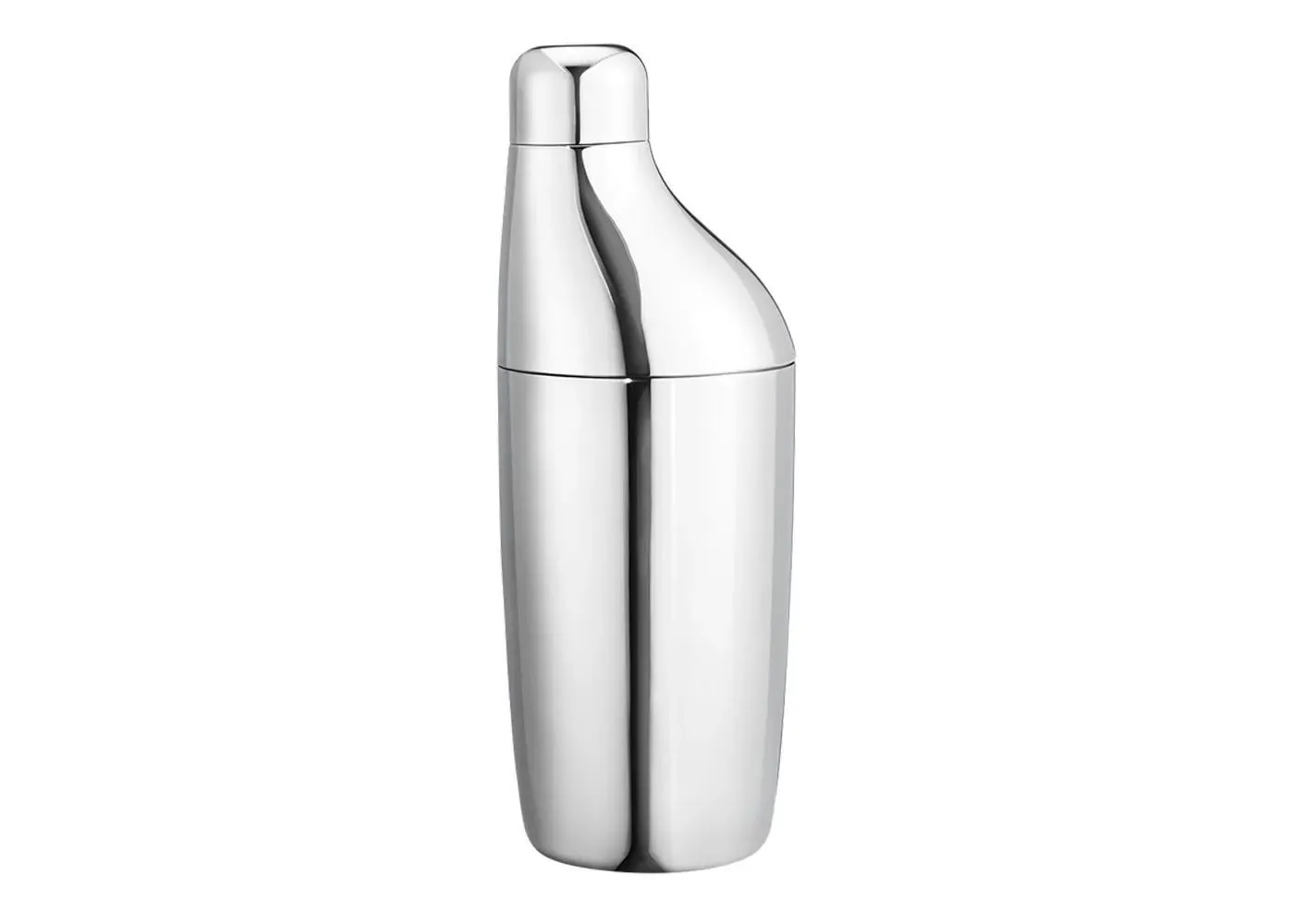 Cocktail Shaker with Ergonomic Design - Chrome image