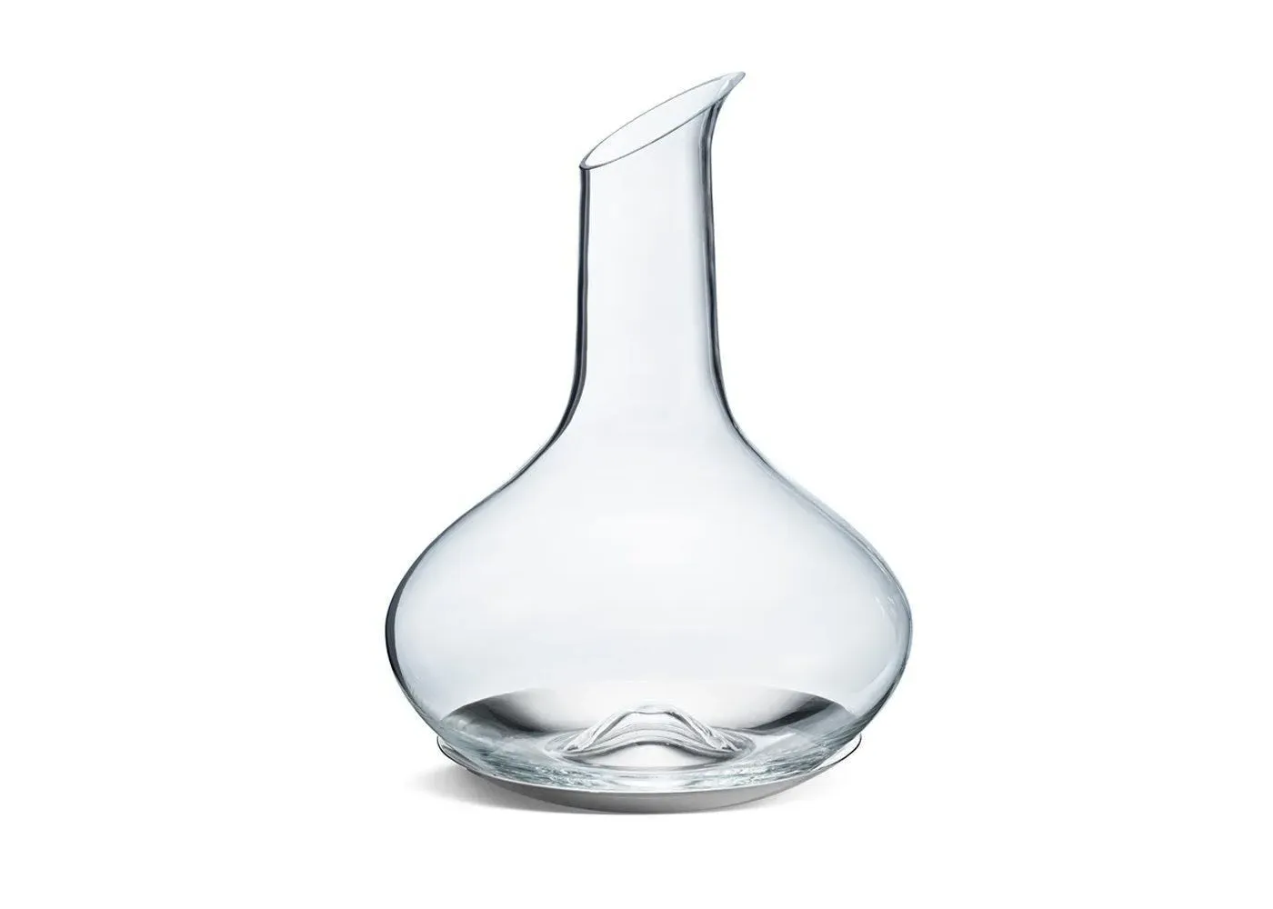 Wine Carafe with Coaster - Silver image